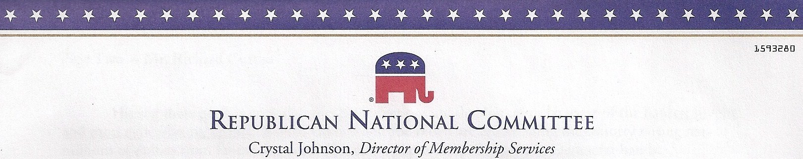 Republican National Committee letterhead